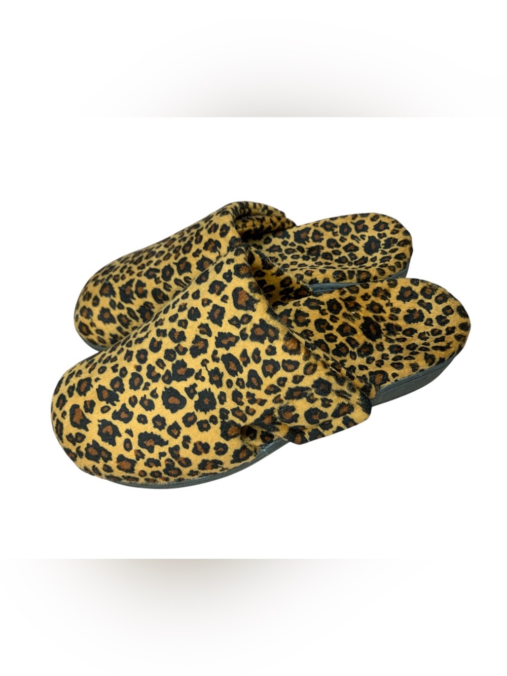 Vionic Gemma Orthaheel Orthotic Slipper Leopard Print Women's Sz 10 nwob